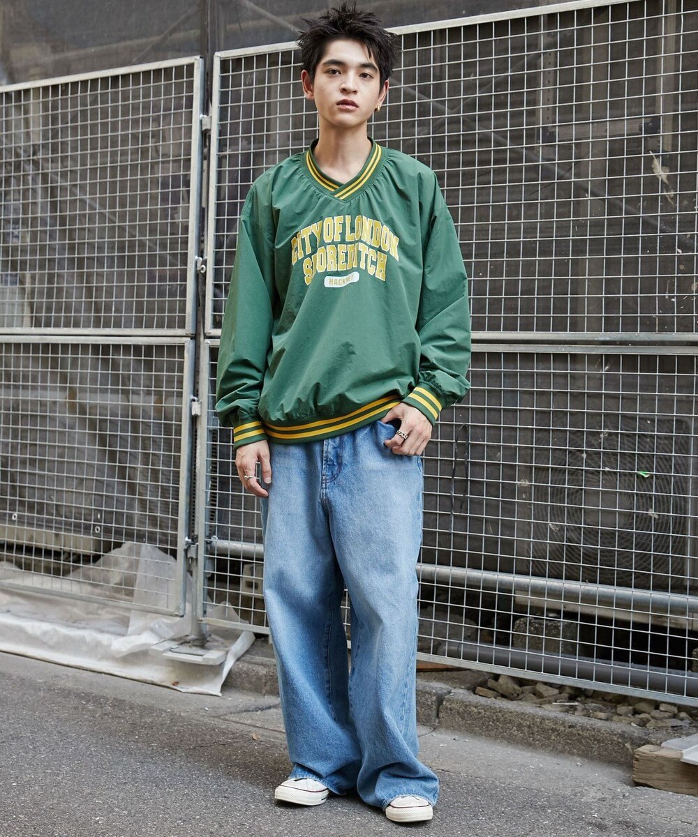 WEGO ナイロンカレッジプルオーバー 