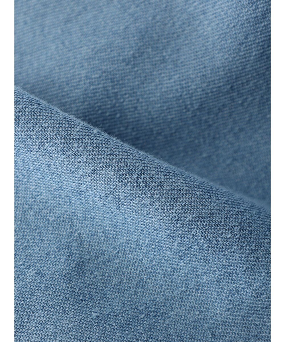 earth music&ecology ラッフル前開きデニムワンピース 