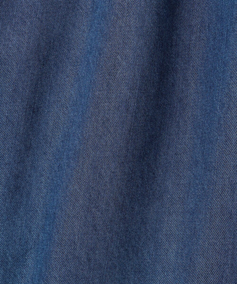 自由区 【カタログ掲載・洗える】テンセルデニムワイド パンツ 