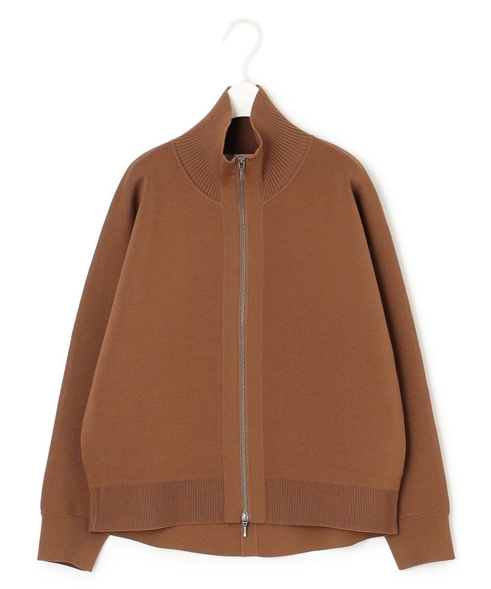 ICB 【洗える】シンセティックダブルフェイス ニットトラックジャケット 