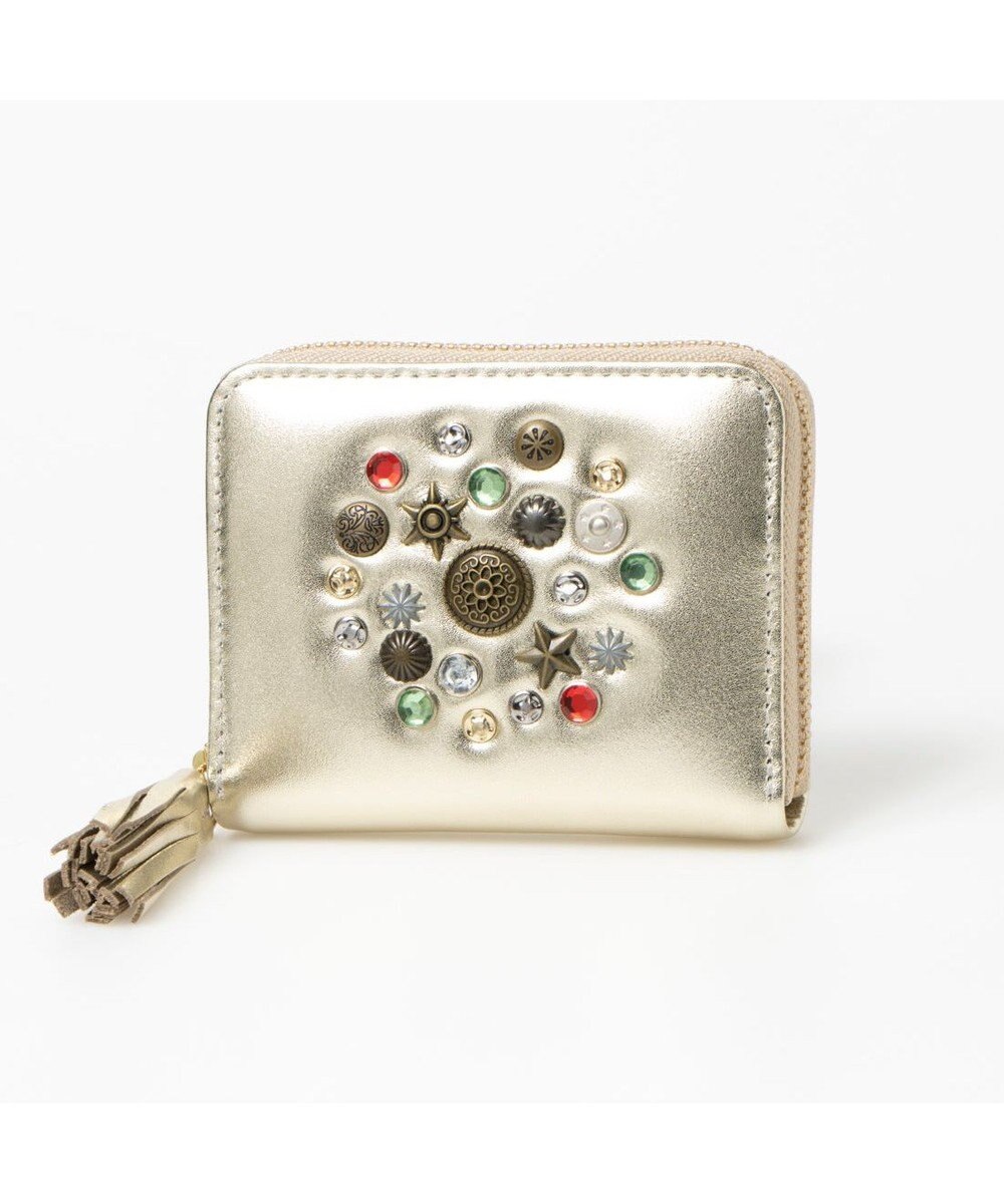 UNBILLION ペルケ perche / マルチスタッズ・ジャバラカードウォレット 