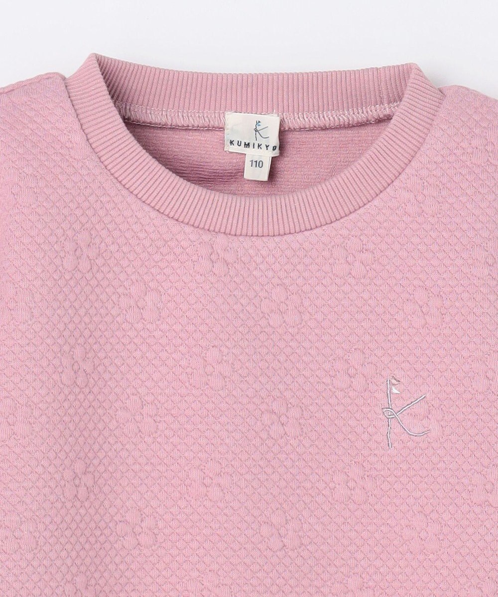 組曲 KIDS 【110-140㎝】フラワーキルト トレーナー 