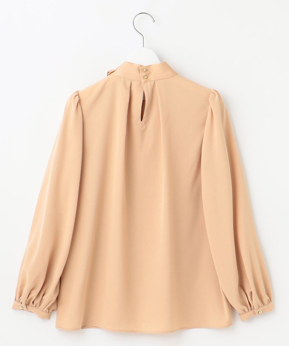 Feroux 【洗える】クラシカル リボンタイブラウス 