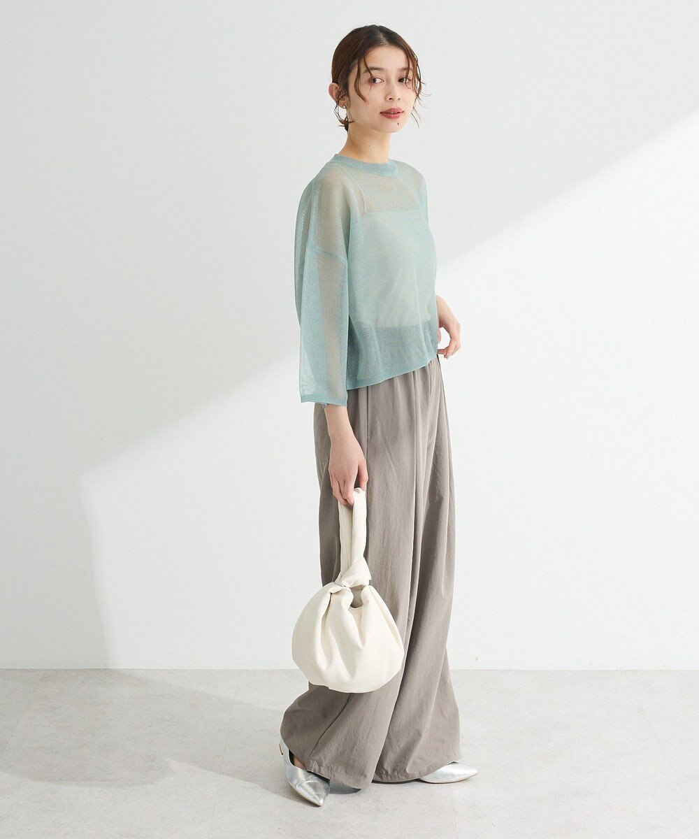 Green Parks ・ＥＬＥＮＣＡＲＥ　ＤＵＥ　ラメシアーニットプルオーバ 