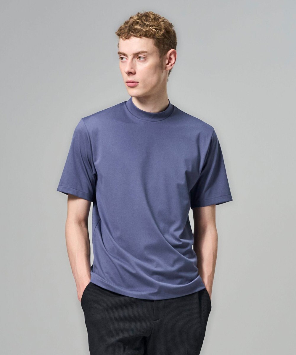 JOSEPH HOMME 新色追加【機能素材】ハイゲージベアスムース　モックネックＴシャツ 