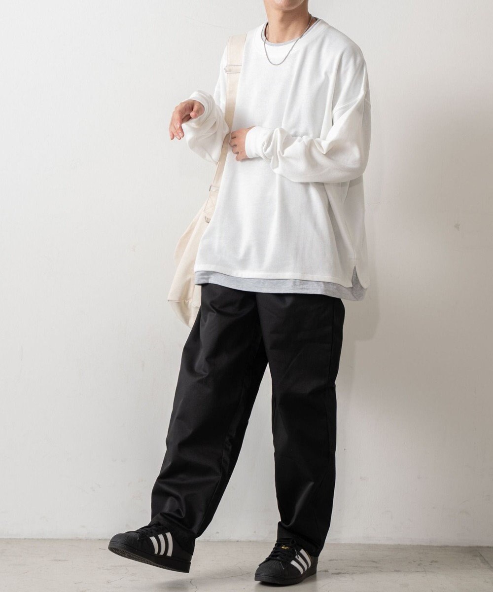 WEGO フェイクレイヤードプルオーバー 