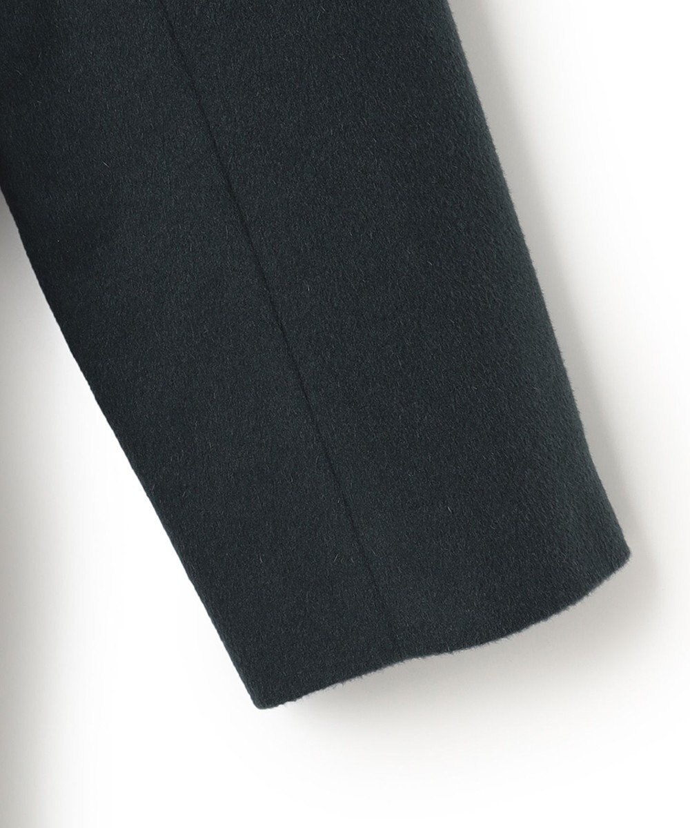 23区 ウールカシミヤビーバー ノーカラー コート 