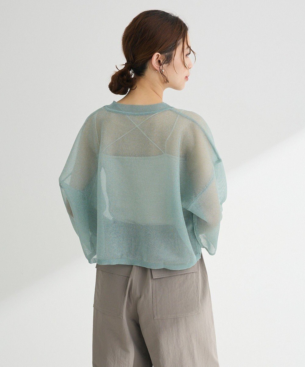 Green Parks ・ＥＬＥＮＣＡＲＥ　ＤＵＥ　ラメシアーニットプルオーバ 