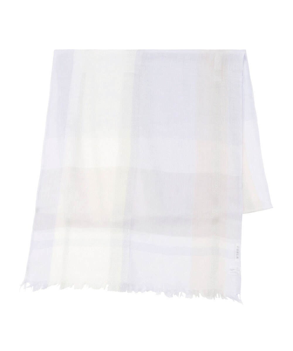 MOONBAT FURLA(フルラ) レーヨンラメブロックチェックストール／40×170cm 