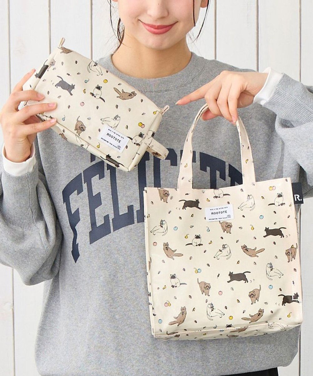 ROOTOTE 3721【ルートート】ウィズルー.ポーチ.ラミネート-Y 