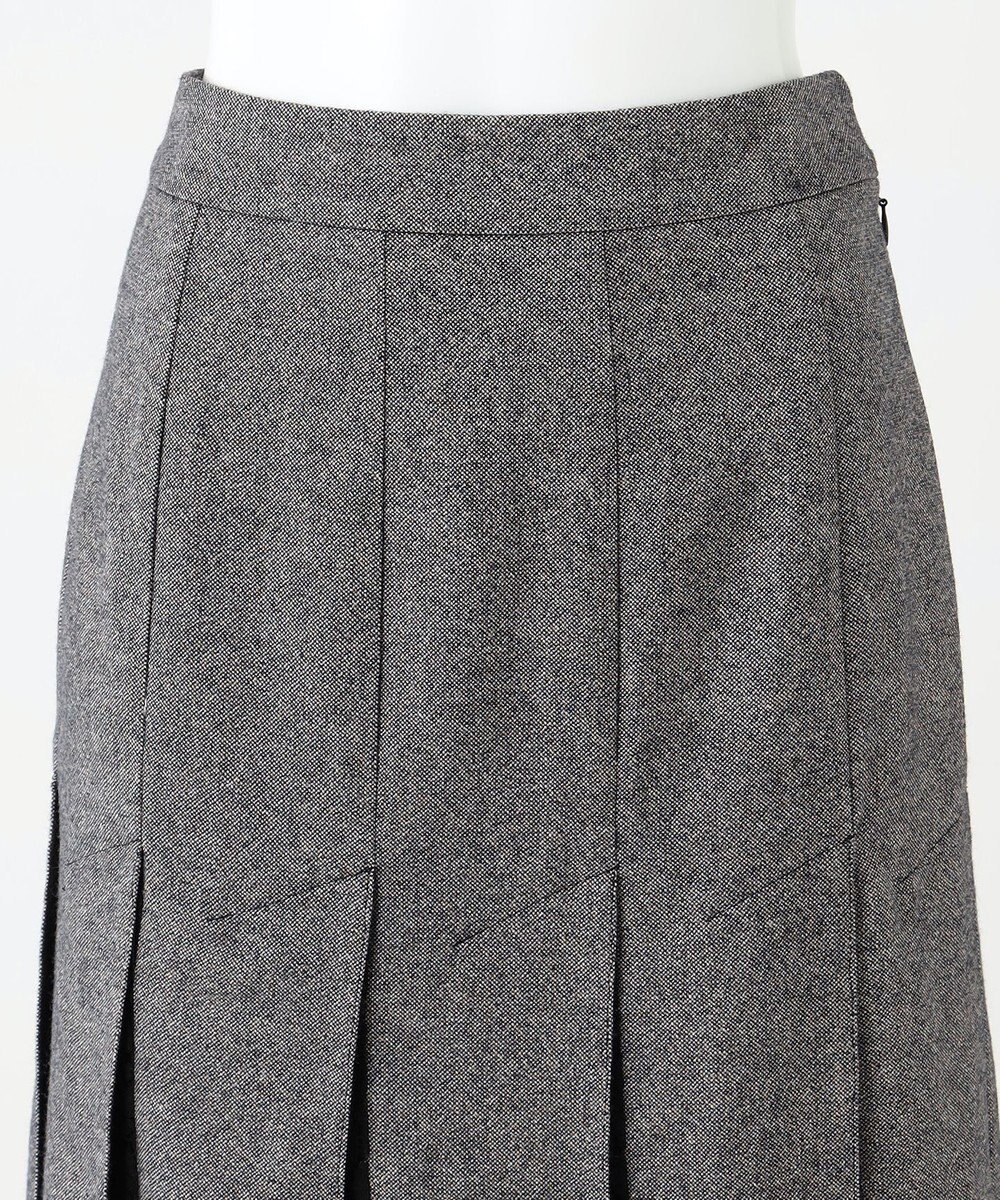 23区 【R(アール)】マットツイード プリーツスカート 