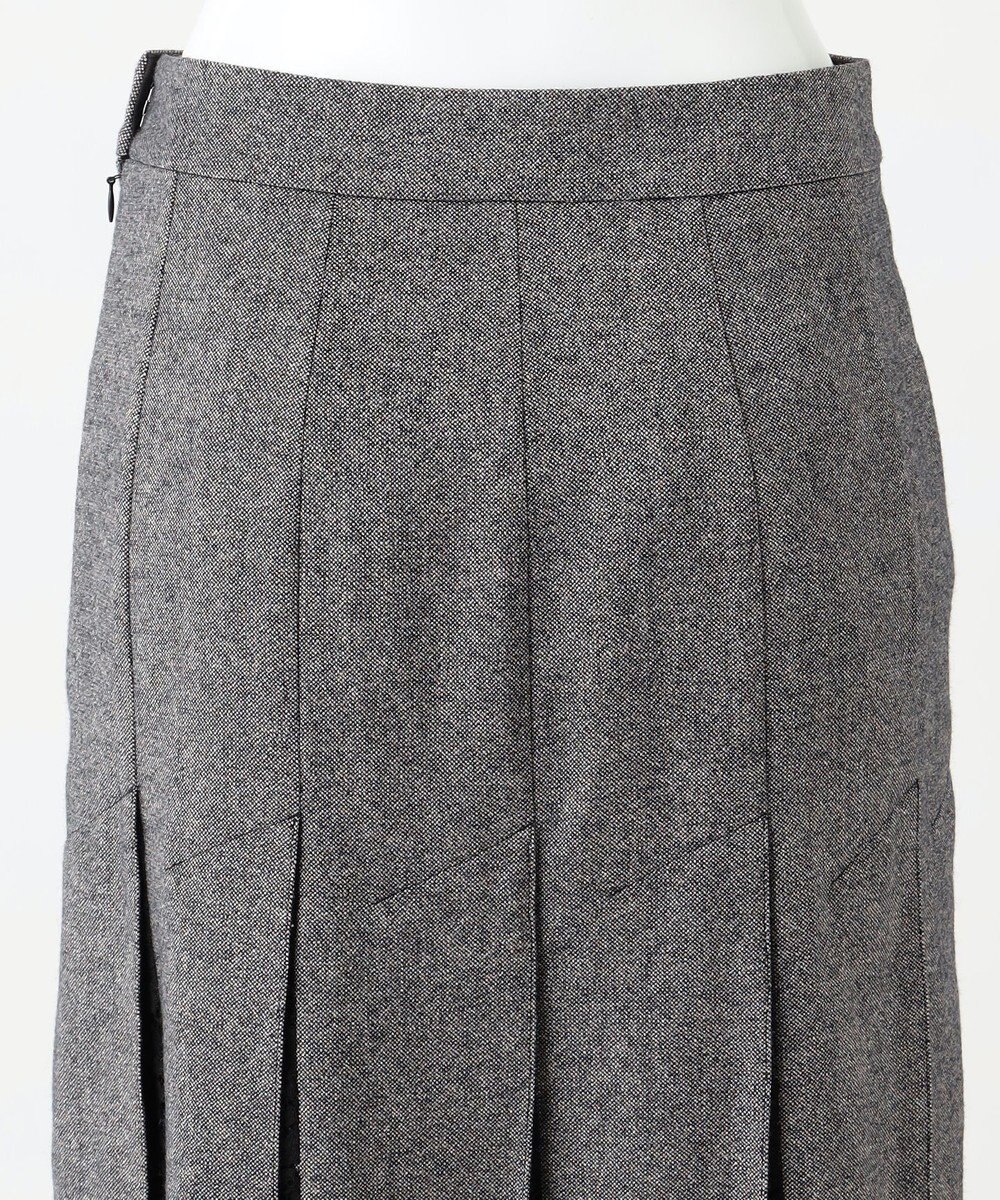 23区 【R(アール)】マットツイード プリーツスカート 