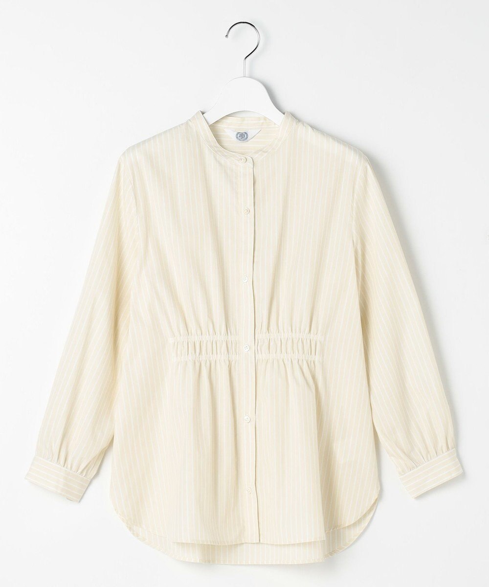 J.PRESS LADIES 【WEB限定】ストライプ シャーリング ブラウス 