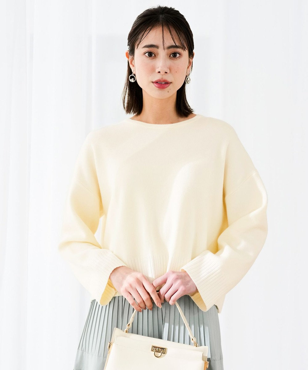 ANY SIS S リブポイント ニット 