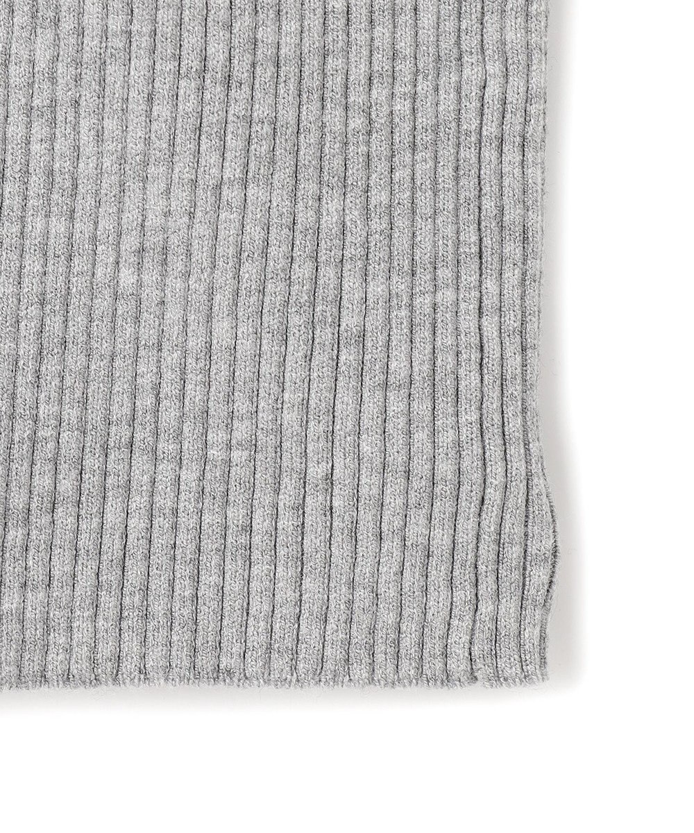 UNFILO マイビューティ リブボートネック ニット 