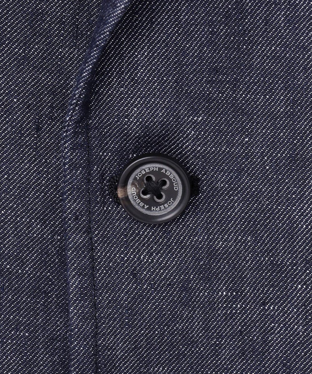 JOSEPH ABBOUD 【JAPANファブリック/セットアップ/清涼】LINEN DENIM ジャケット 