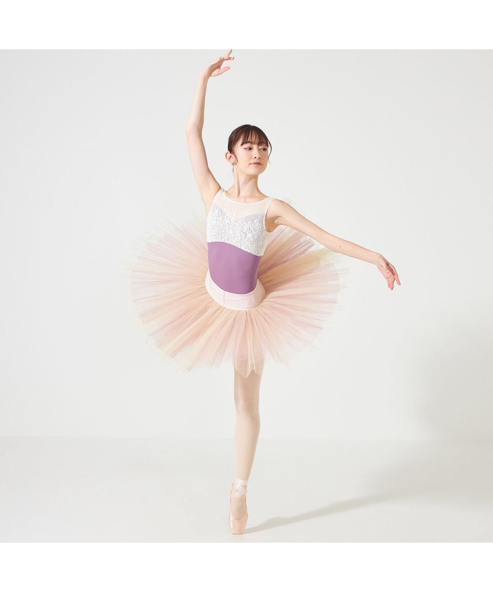 Chacott ◎【Nela ライン】ノースリーブレオタード 