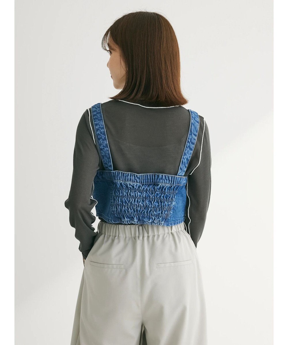 Green Parks デニムビスチェ 