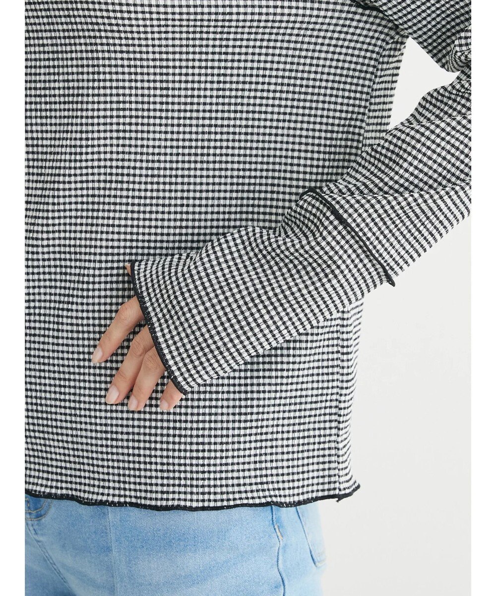 Green Parks 表面感ハイネックプルオーバー 