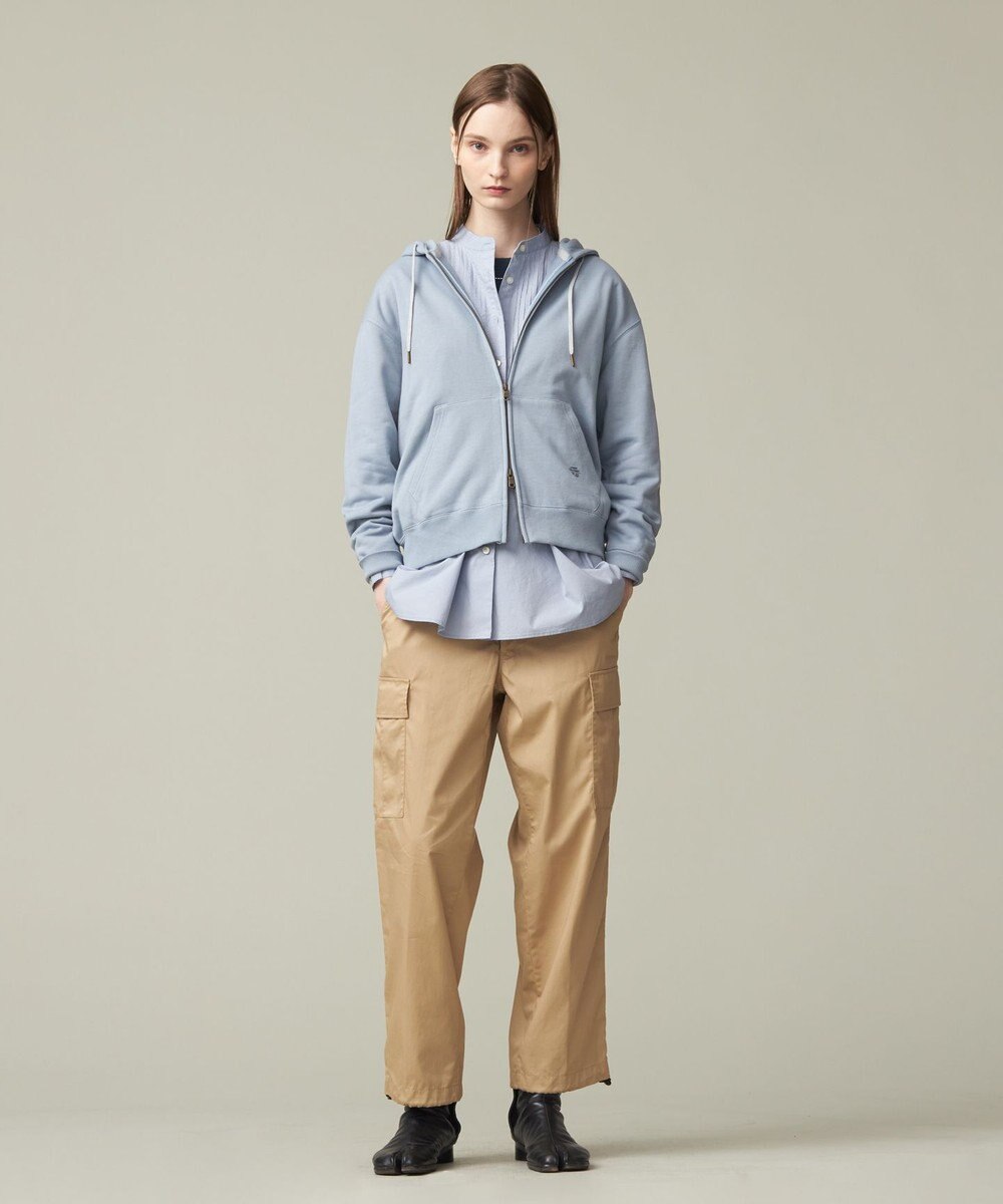 J.PRESS YORK STREET 【WOMEN】コットンタイプライター バンドカラーブラウス 