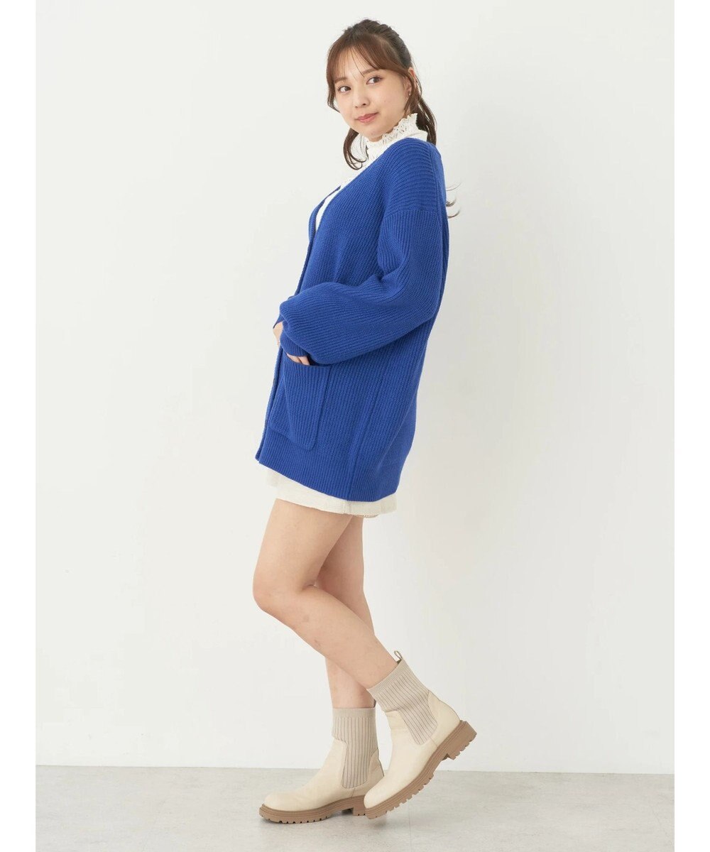 earth music&ecology 起毛レースハイネックインナー 