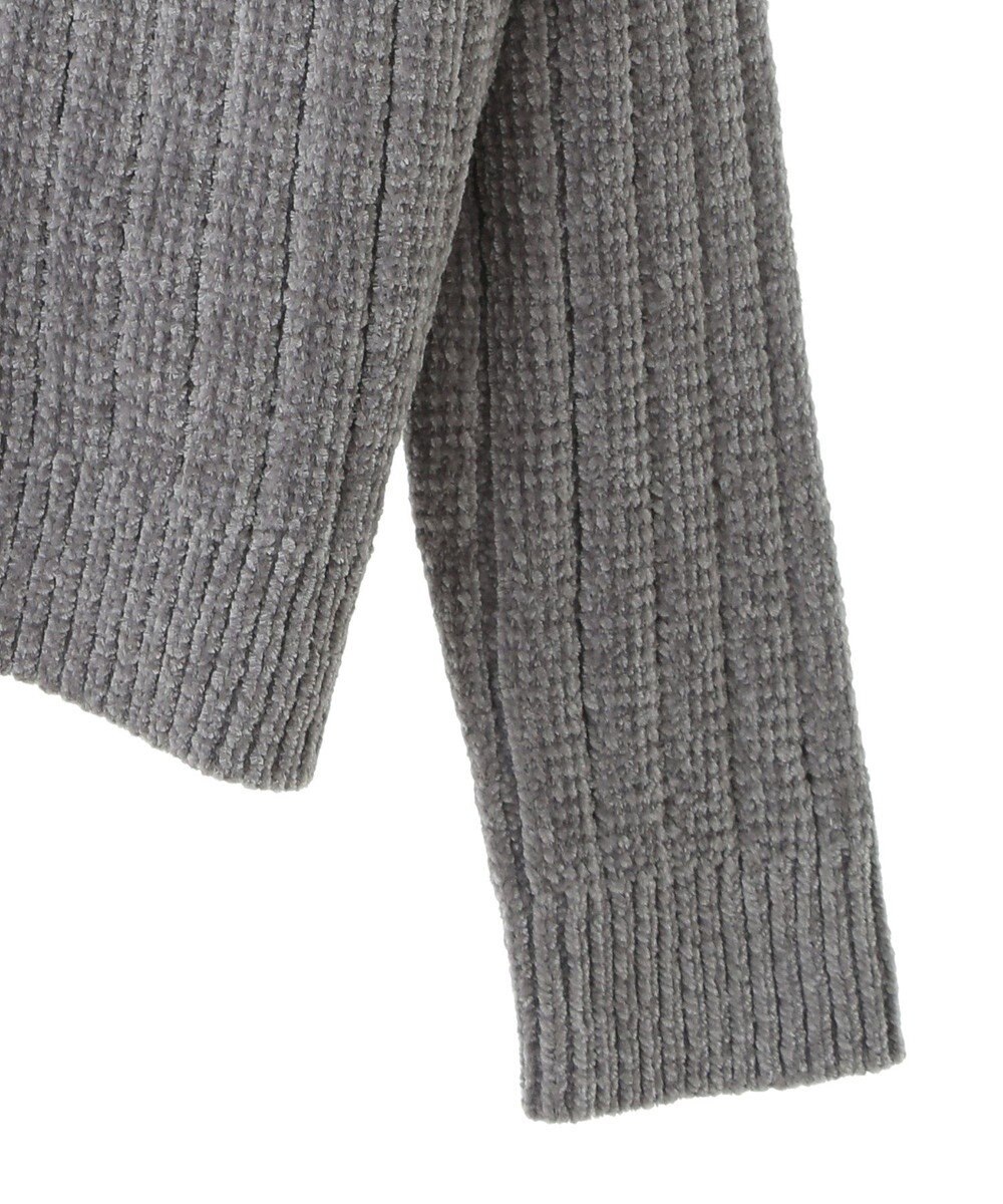 CRAFT STANDARD BOUTIQUE アニマル刺繍ニットZIPパーカー 