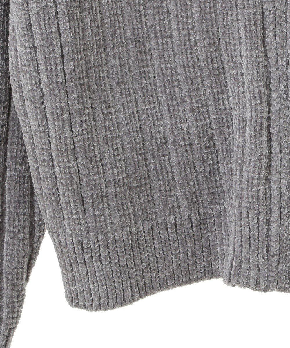 CRAFT STANDARD BOUTIQUE アニマル刺繍ニットZIPパーカー 