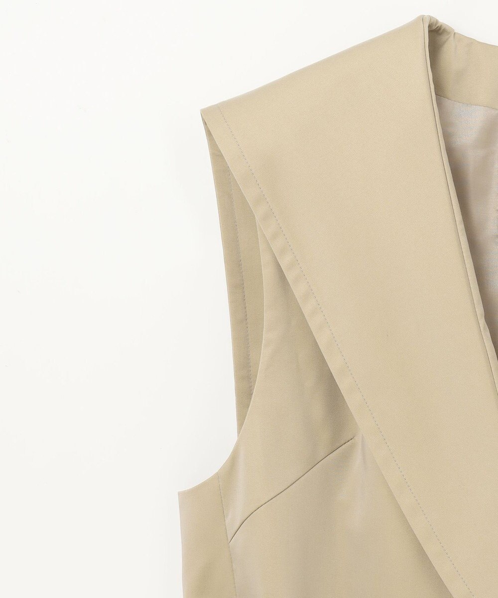 GRACE CONTINENTAL セーラーカラーサテンベスト 