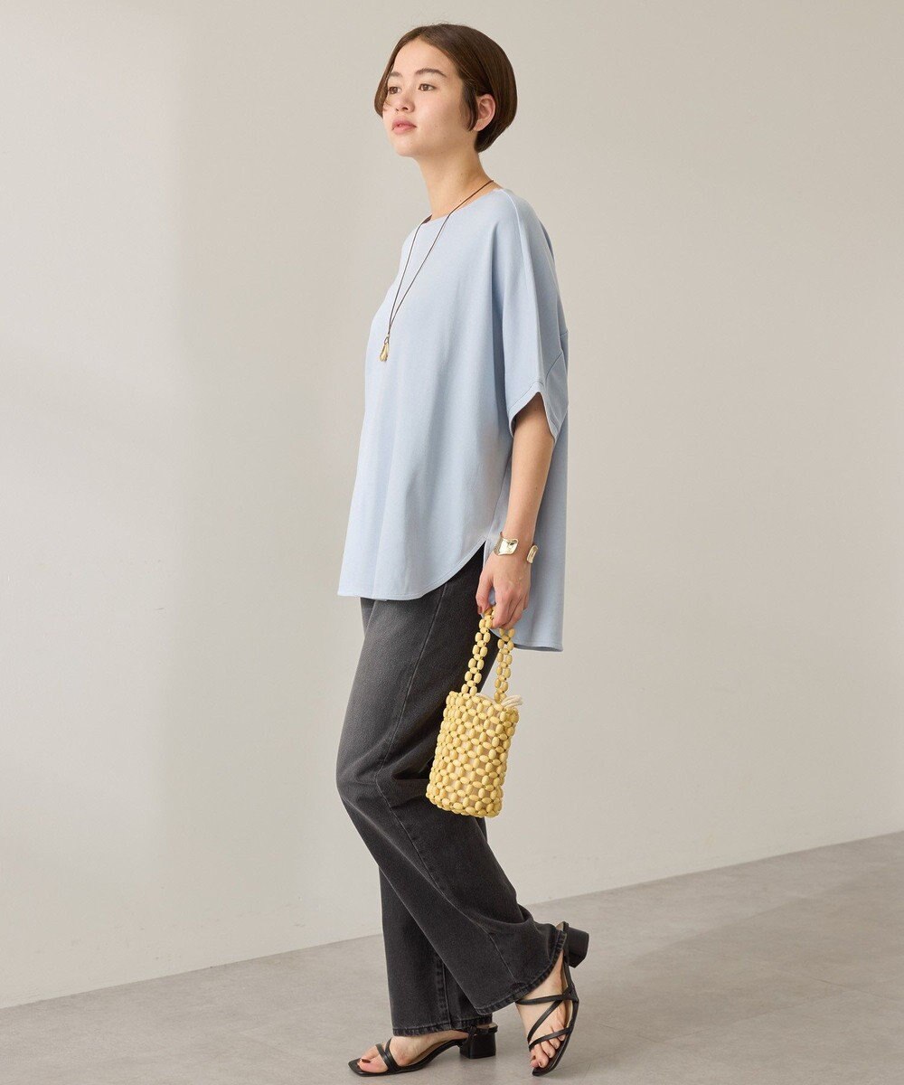 AMERICAN HOLIC 【接触冷感】スムースニュアンスロングプルオーバー 