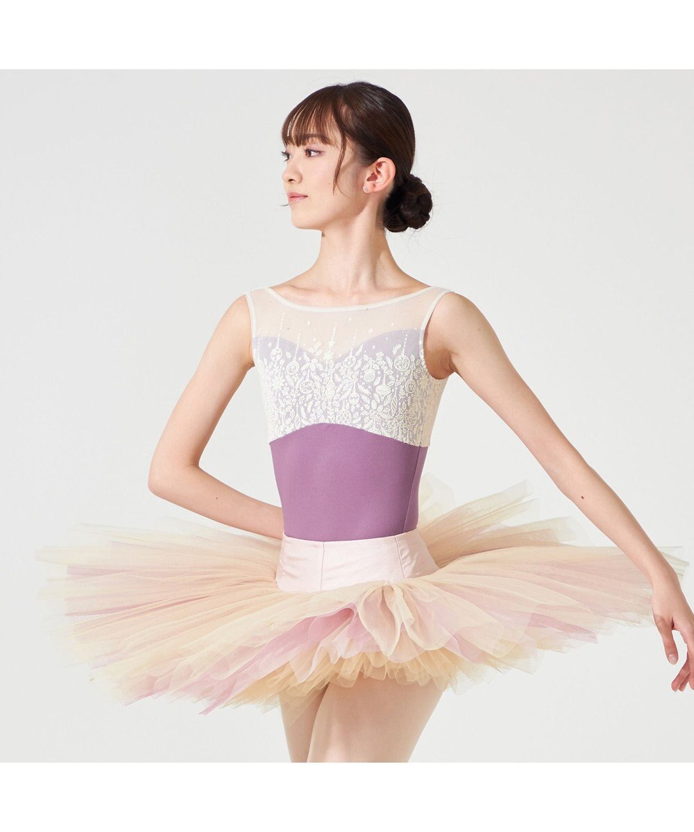 Chacott ◎【Nela ライン】ノースリーブレオタード 