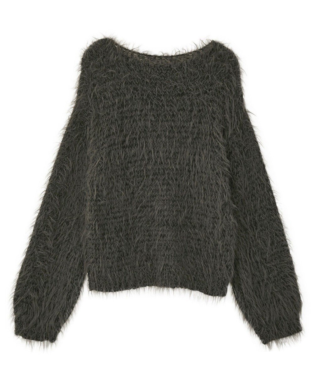 YECCA VECCA フェザーMIXロービングニット 