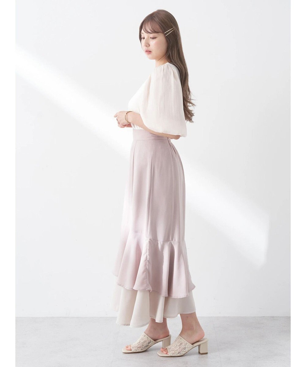 earth music&ecology ラメスリーブプルオーバー 