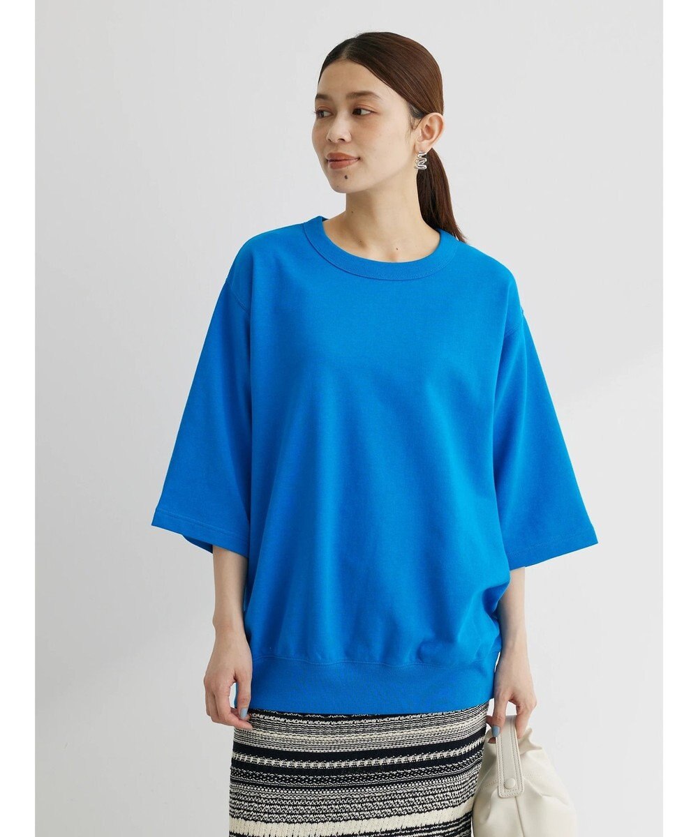 Green Parks コットンＵＳＡミニ裏毛七分袖トレＴＥＥ 