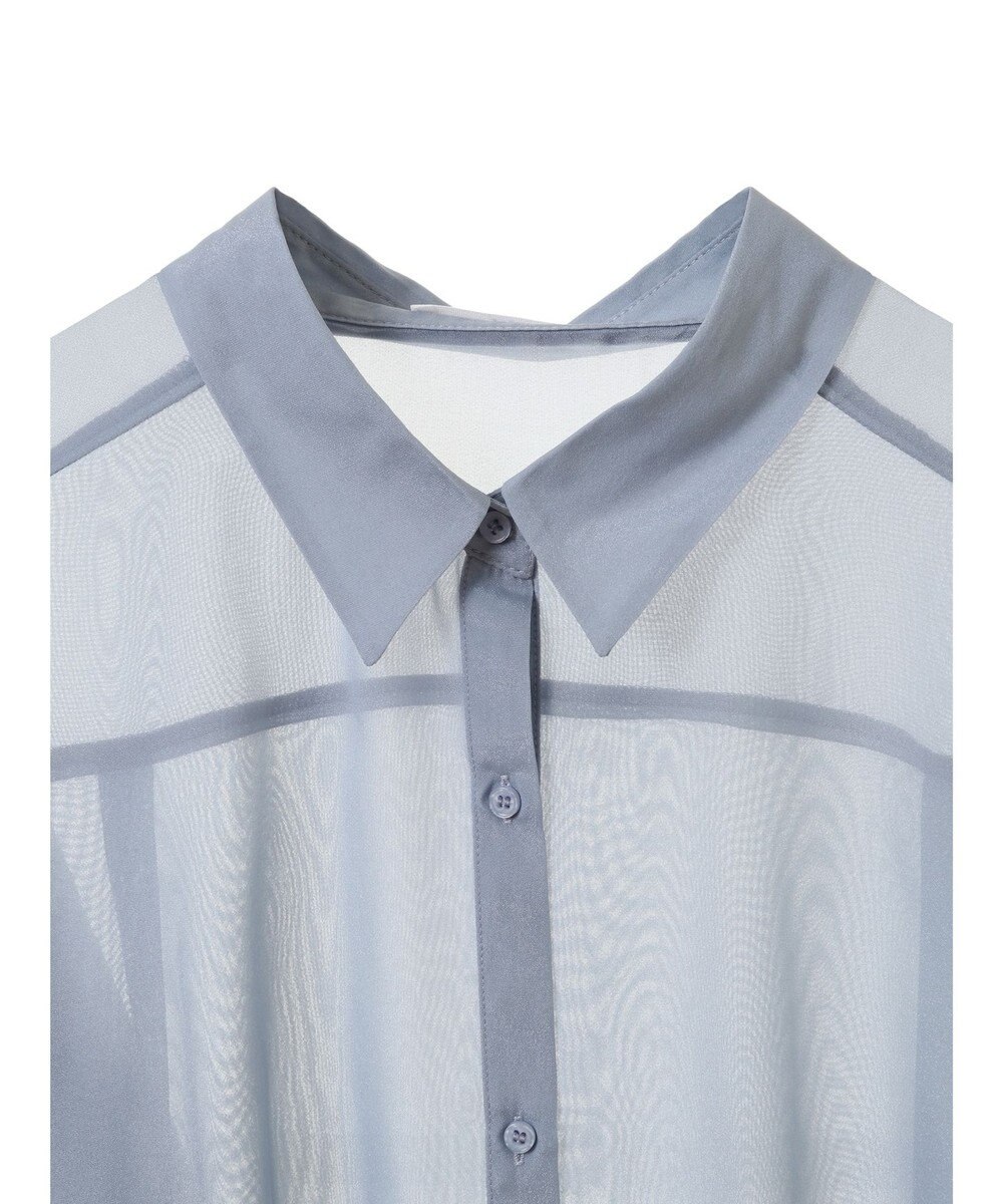 Green Parks シアーシャイニーシャツ 