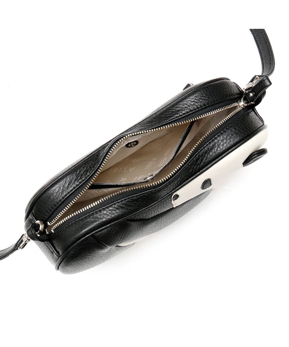 IBIZA アニマーダ　牛革　ショルダーバッグ(S)(パンダ) 