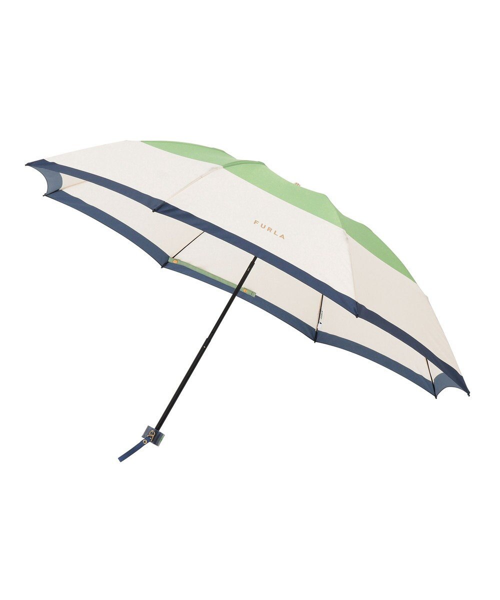 MOONBAT FURLA 【日本製】折りたたみ傘 カラーボーダー 
