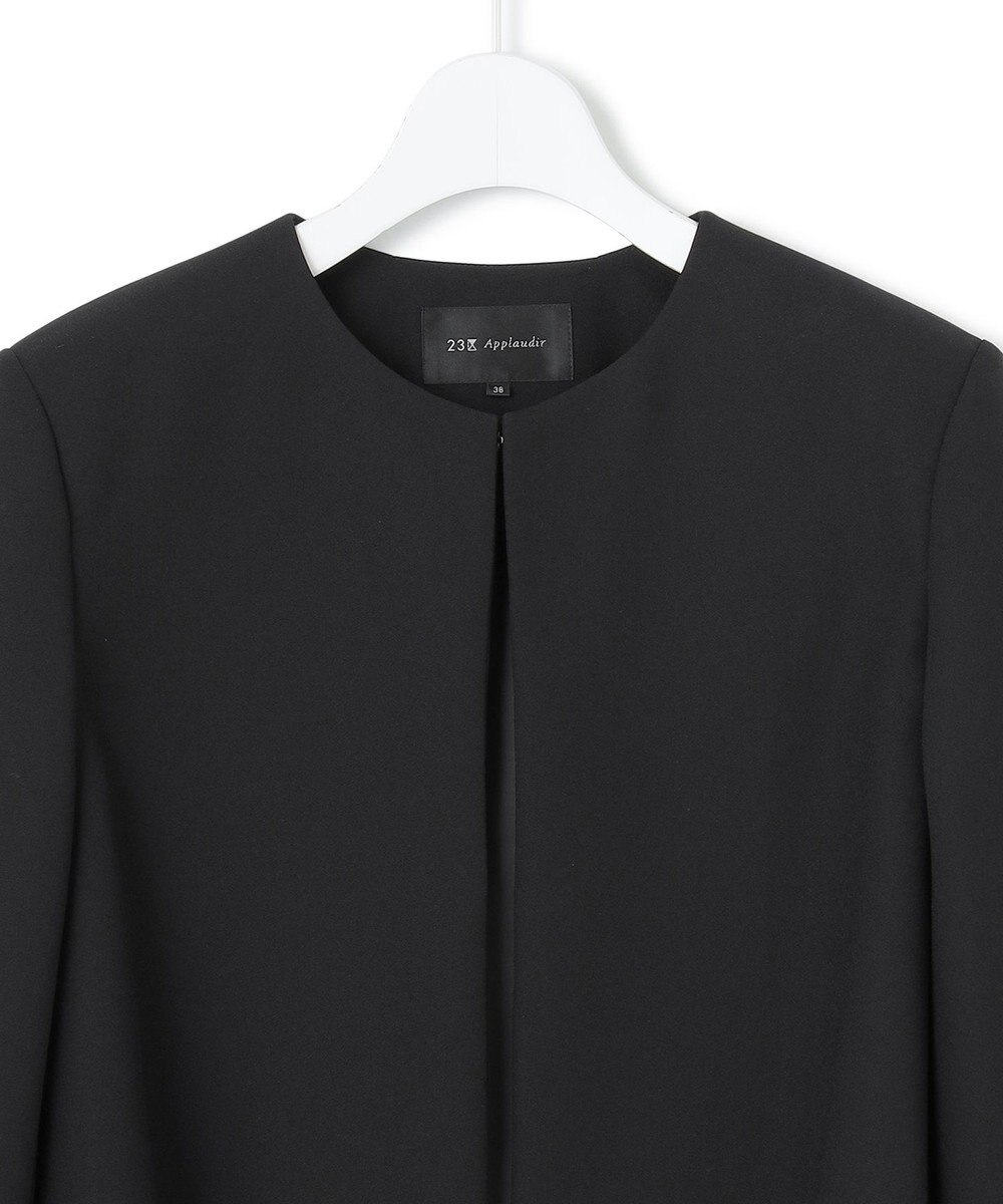 23区 L 【APPLAUDIR】バックサテンジョーゼット ジャケット 