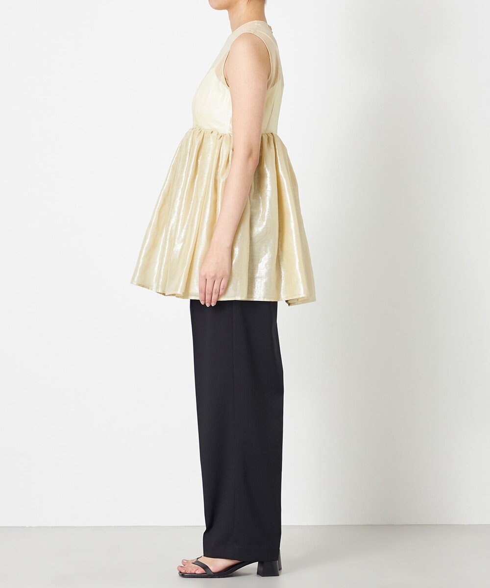 NAVE 【Nave・シアー素材】ラメボイル ブラウス 