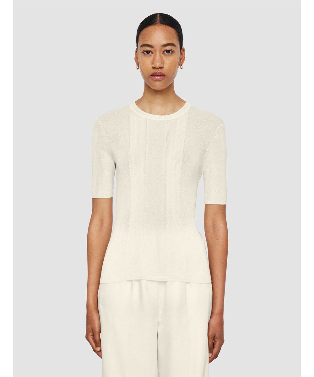 JOSEPH クリスピーレーヨン　ショートスリーブニット 