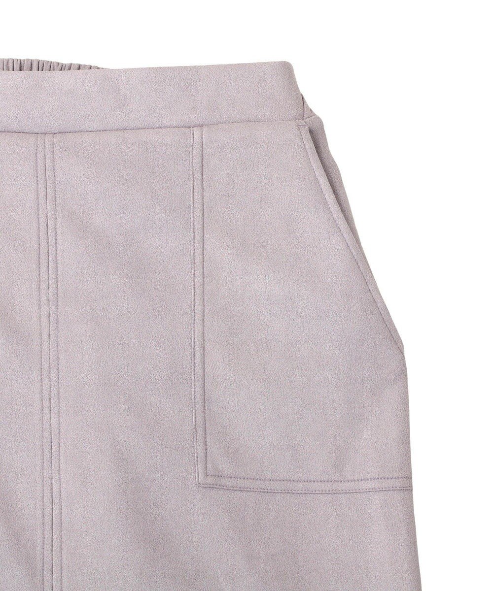 Green Parks なめらかタッチスウェード調Ｉラインスカート 