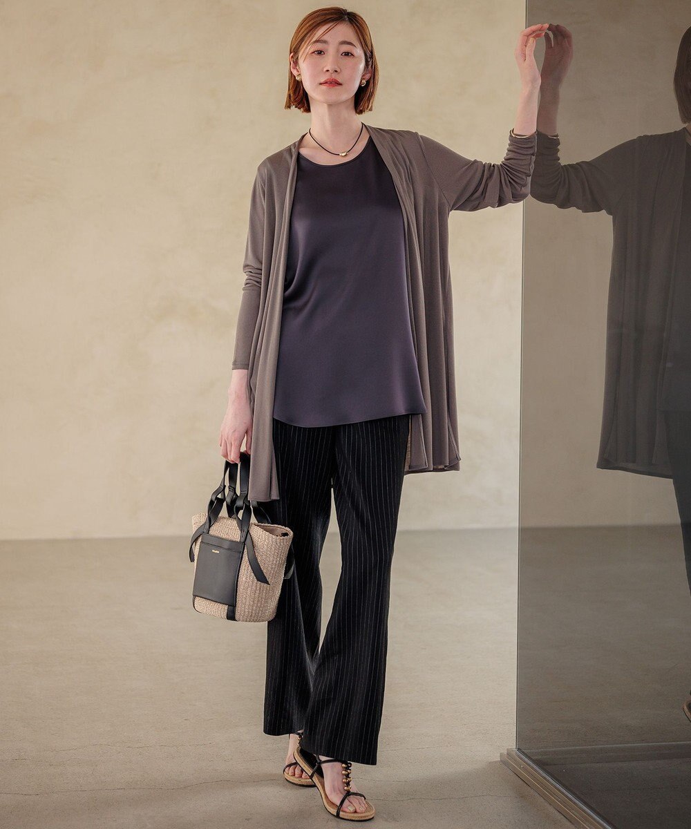 23区 【UVケア/接触冷感】マルチ機能 シアー ロング カーディガン 