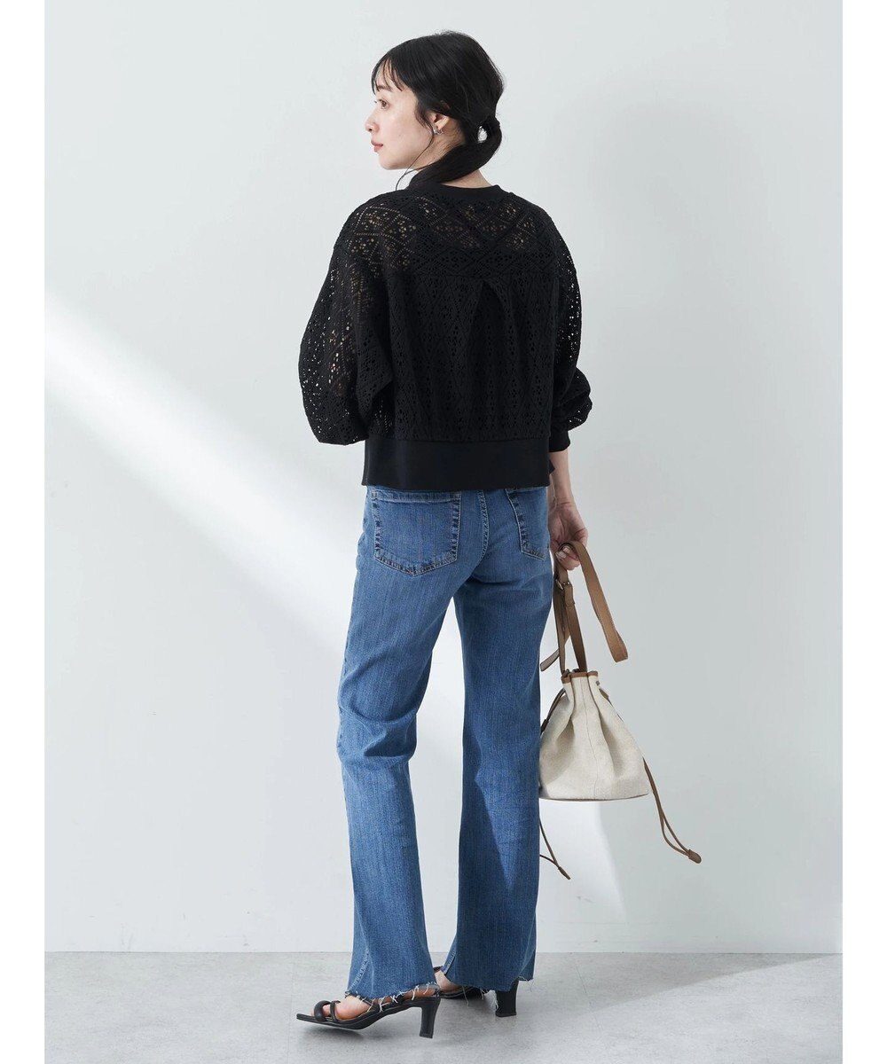 earth music&ecology ラッセルレースカーディガン 