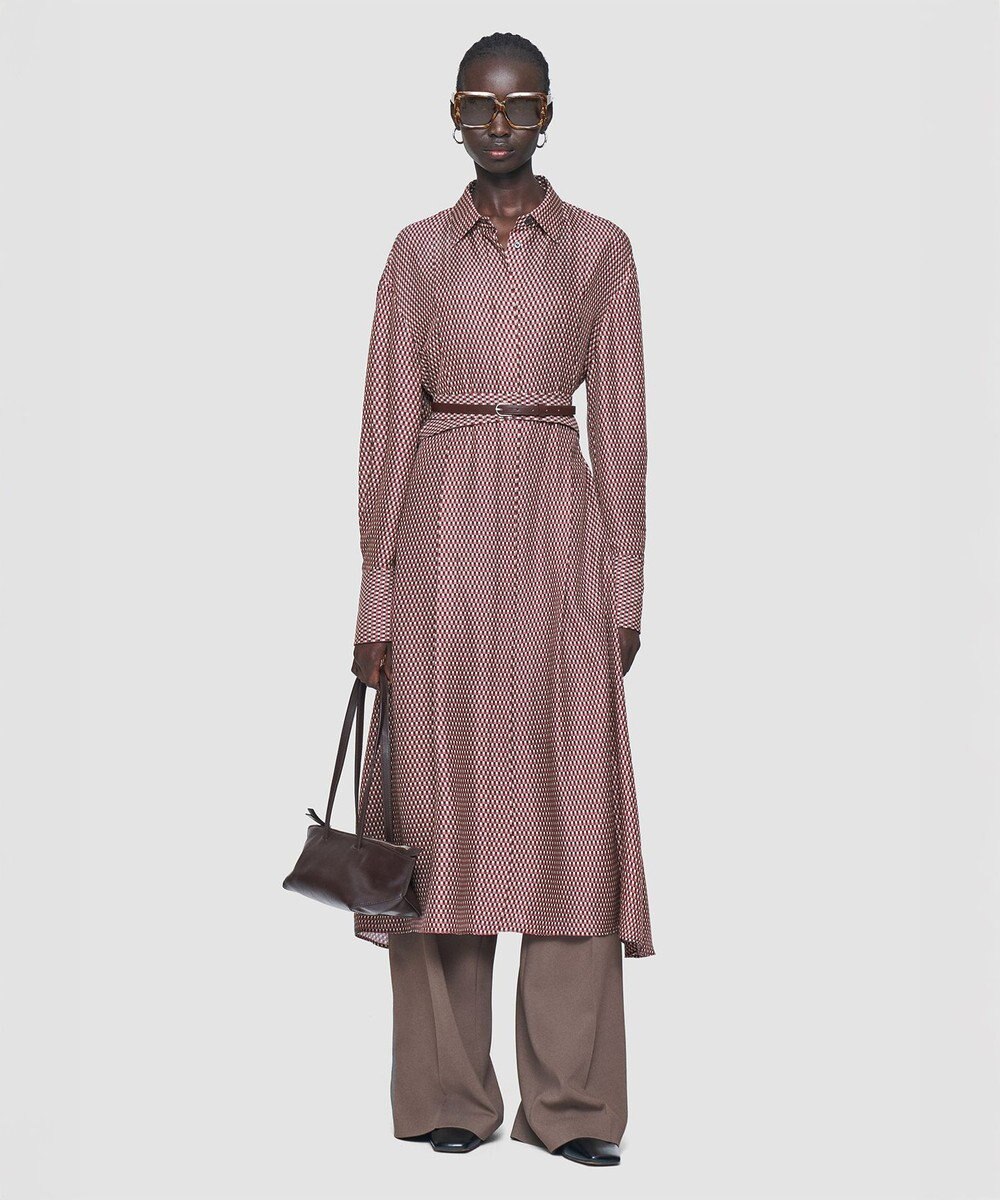 JOSEPH 【洗える】オーバーレイプリント　ドレス 