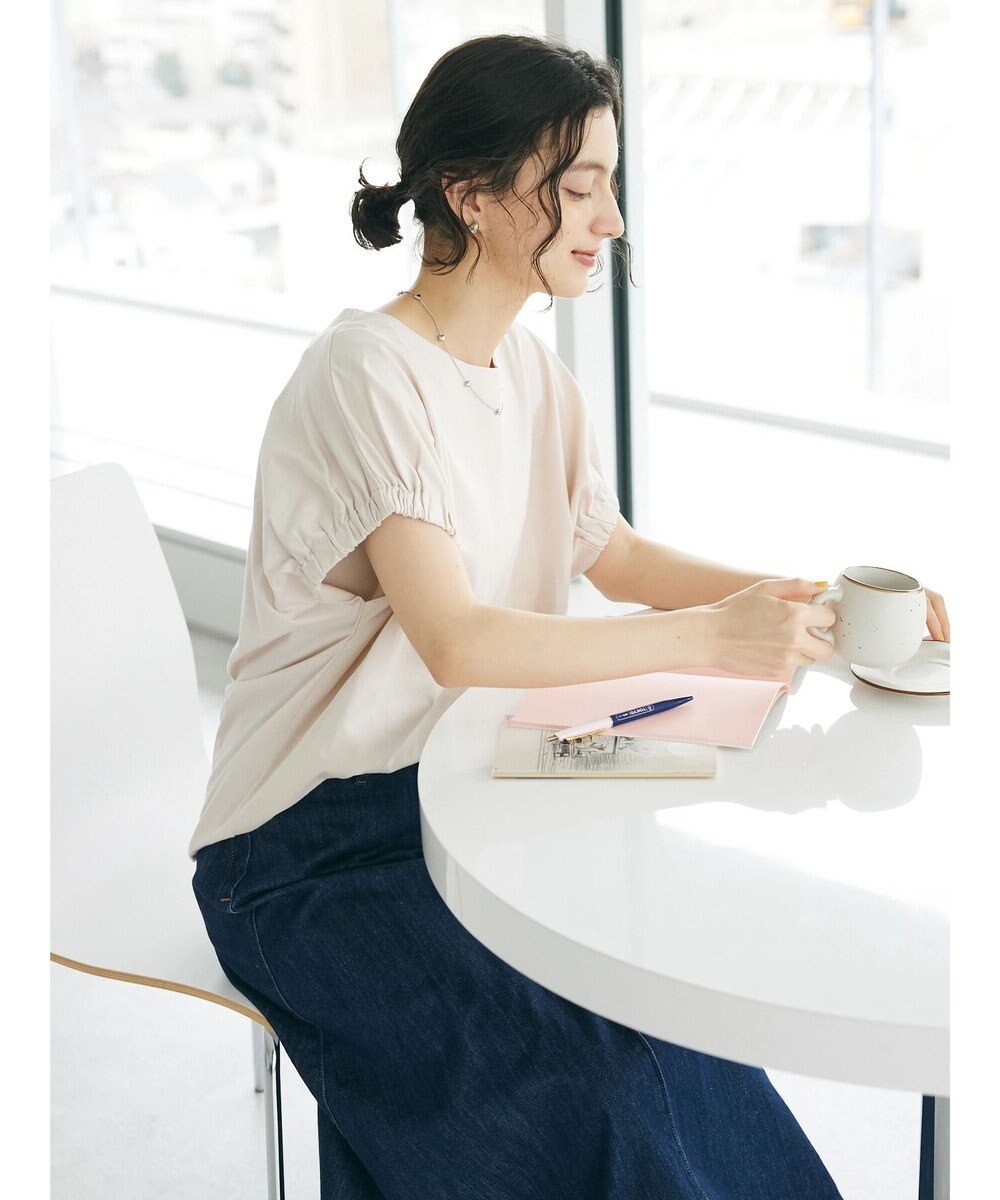 CRAFT STANDARD BOUTIQUE 【ＵＶカット】ギャザースリーブプルオーバー 