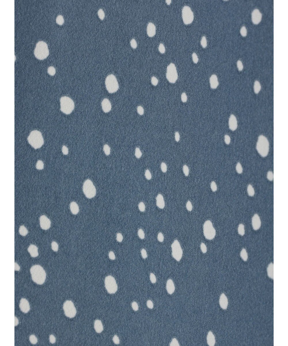 Green Parks 異素材ドットブラウス 