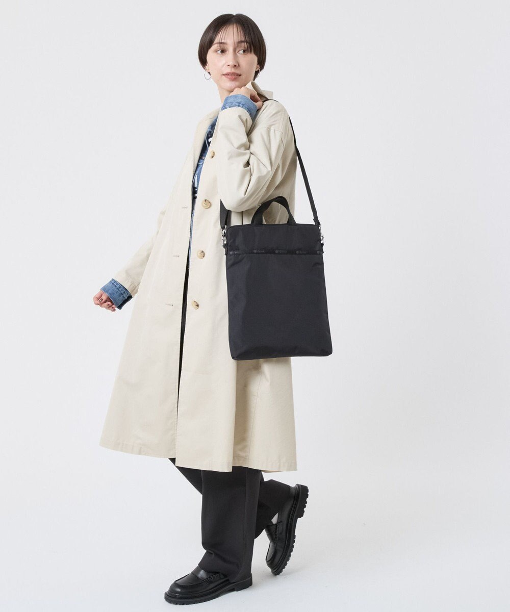 LeSportsac N/S LAPTOP BAG/リサイクルドブラックJP 