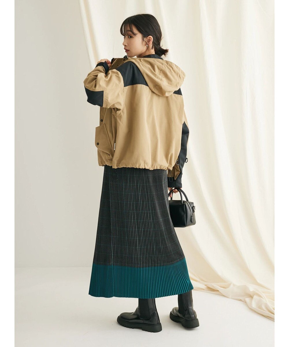 CRAFT STANDARD BOUTIQUE 配色チェックプリーツスカート 