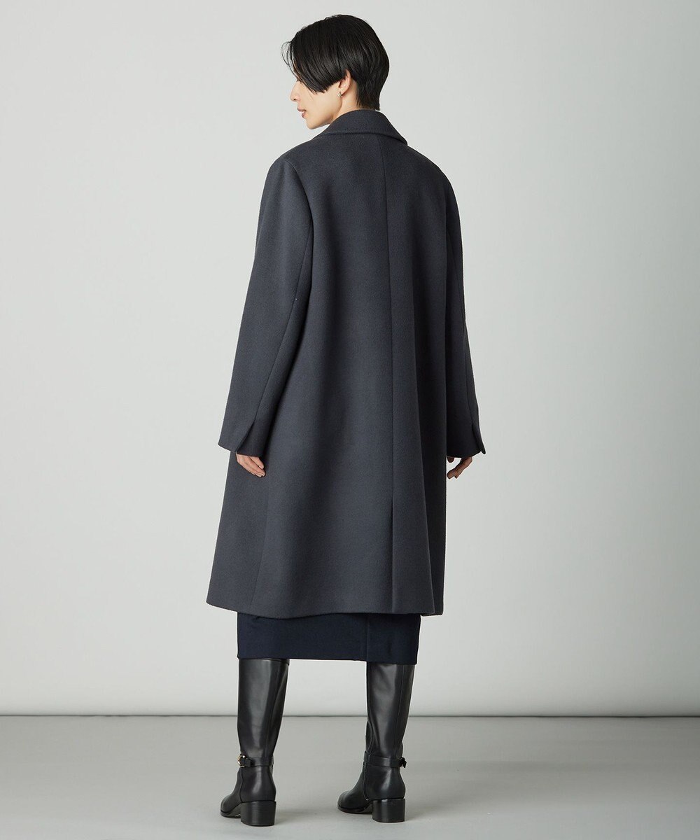 J.PRESS LADIES Pureラムウール ダブル ロングコート 