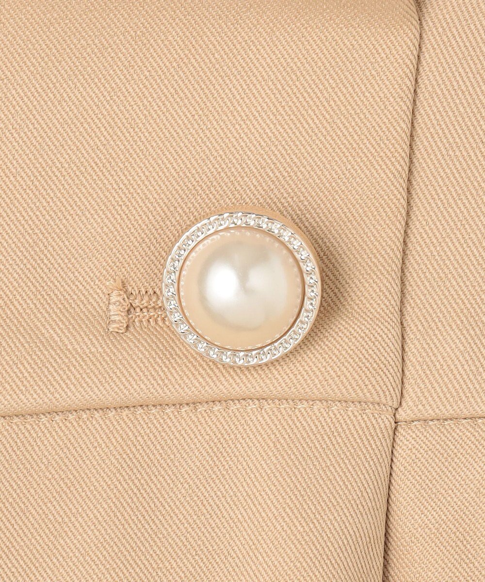 Feroux 【洗える】ウエストタックワイドパンツ 