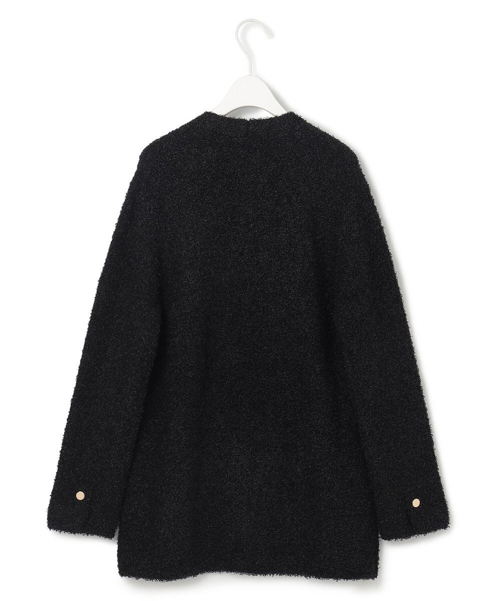 ICB L 【洗える】ペーパーモールブレンド ニットジャケット 